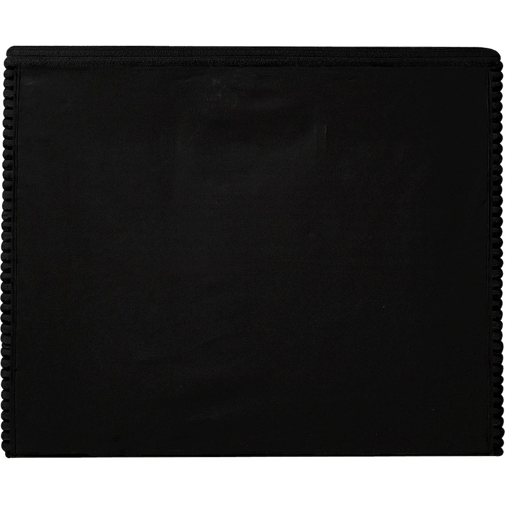Dexter Black Corduroy Fabric Twin Bed. Picture 4