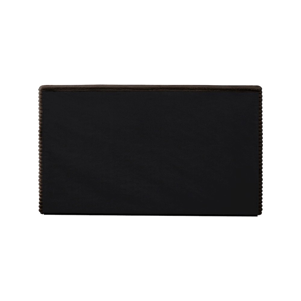Dexter Brown Corduroy Fabric King Bed. Picture 4