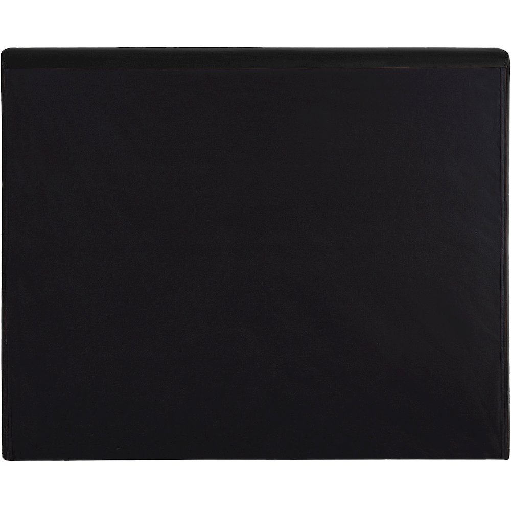 Dorian Black Velvet Twin Bed. Picture 4