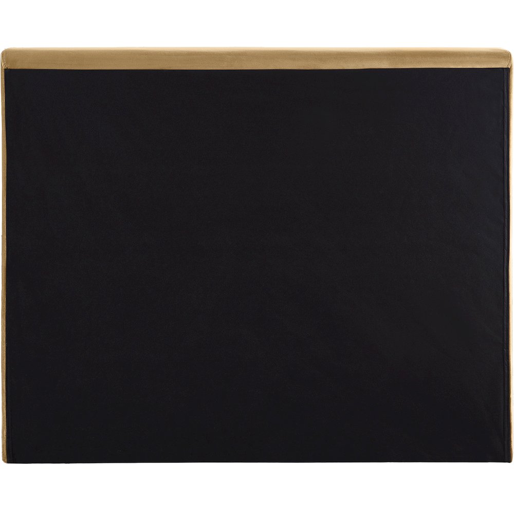 Dorian Camel Velvet Twin Bed. Picture 4
