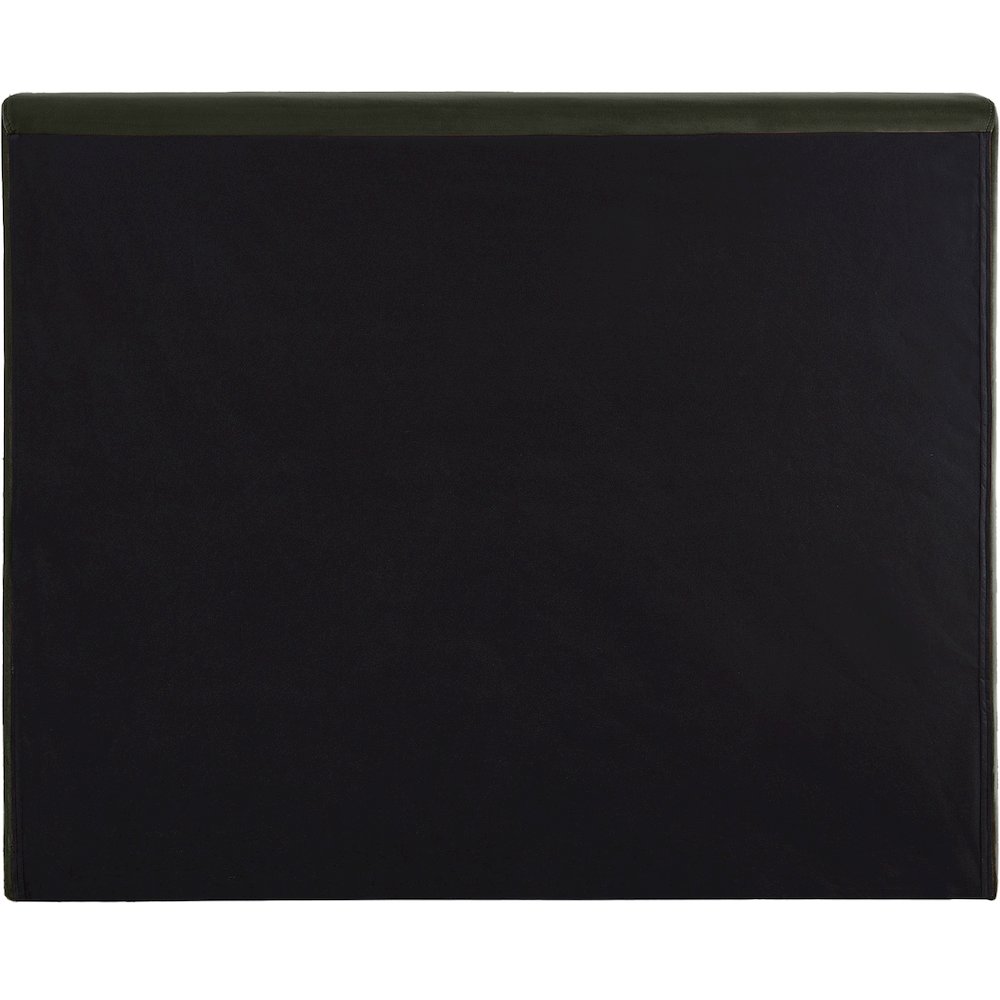 Dorian Green Velvet Twin Bed. Picture 4