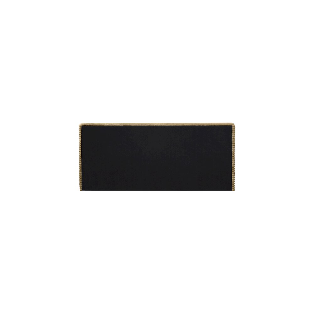 Drew Camel Corduroy Fabric King Bed. Picture 4