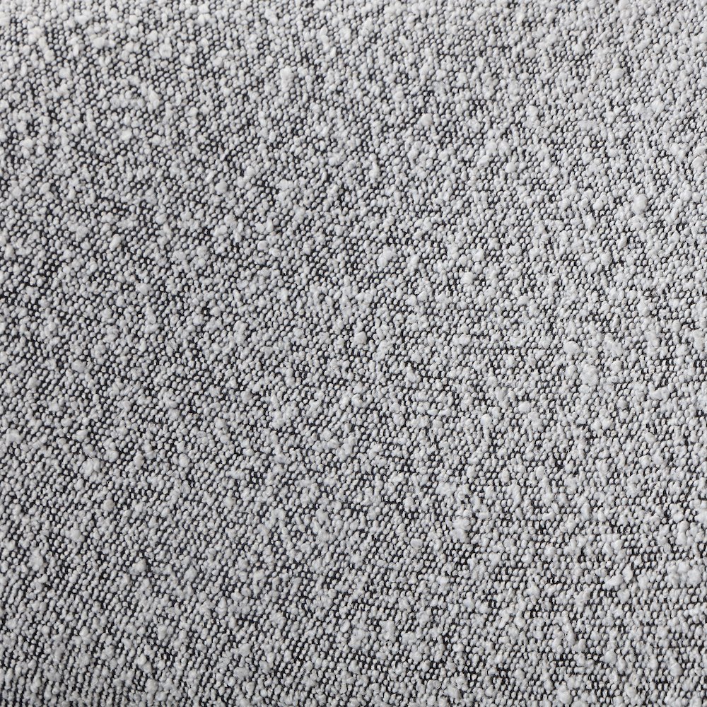 Eden Grey Boucle Fabric King Bed. Picture 5