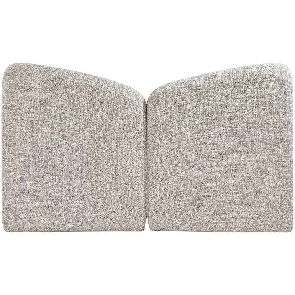 Elowen Beige Chenille Fabric Upholstered Full Bed. Picture 8