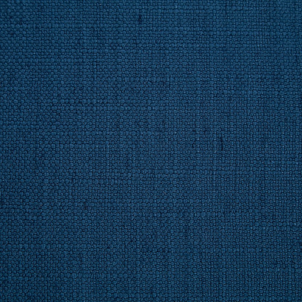 Felix Navy Linen Textured Fabric King Bed. Picture 6