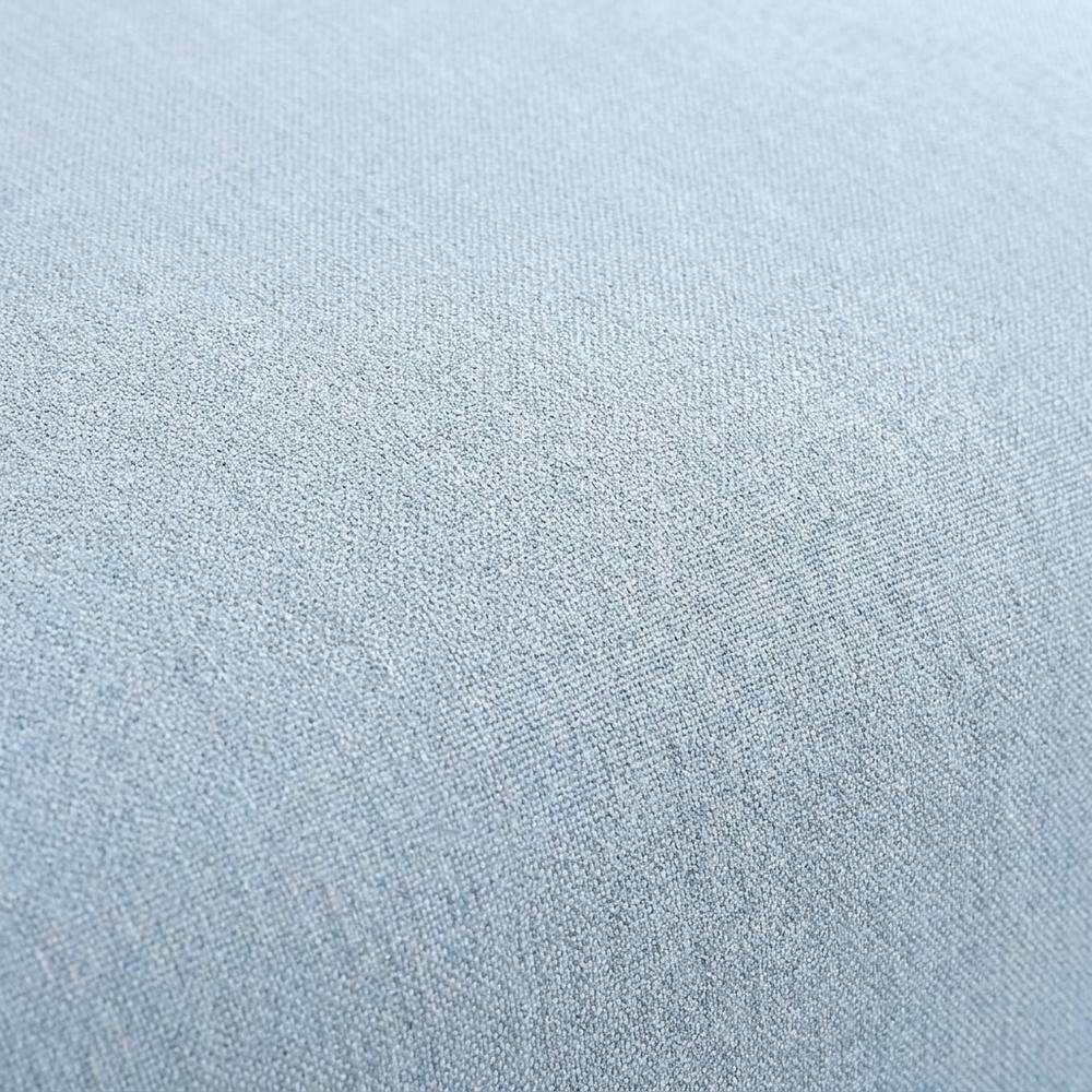 Linen Textured Fabric Platform Bed, Light Blue Linen Textured Fabric. Picture 6