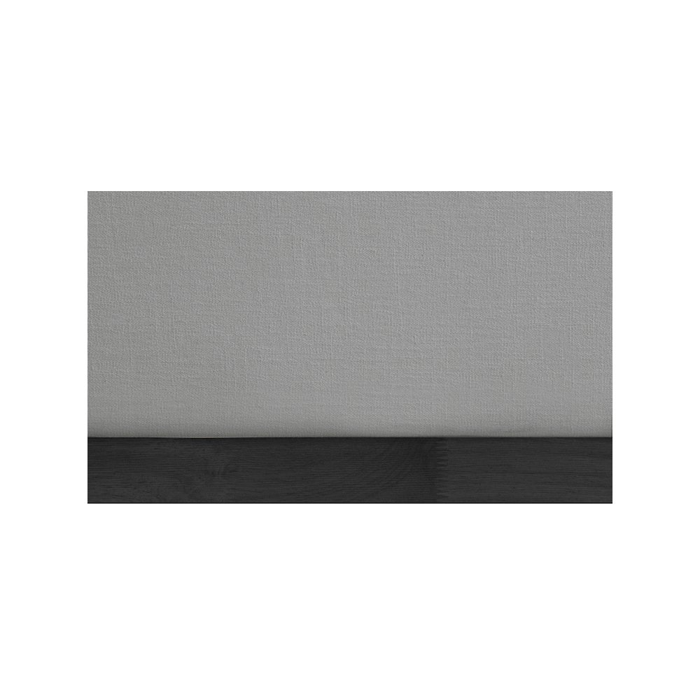 Flynn Grey Linen Textured Fabric King Bed. Picture 6