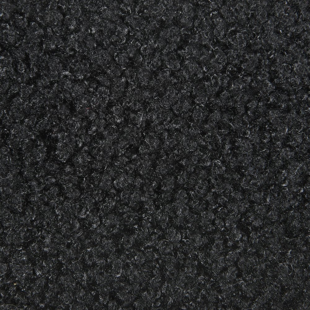 Genesis Black Teddy Fabric Queen Bed. Picture 4