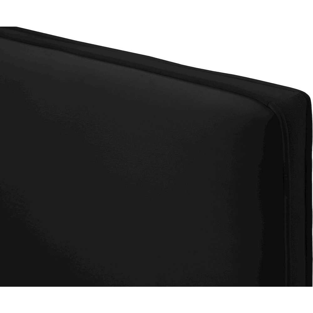 Geri Black Velvet Queen Bed. Picture 12