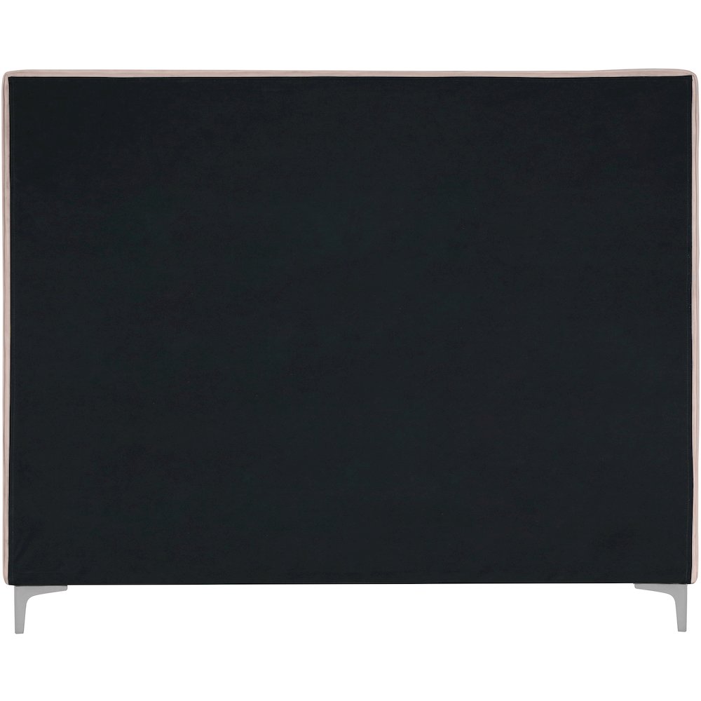 Geri Pink Velvet King Bed. Picture 11