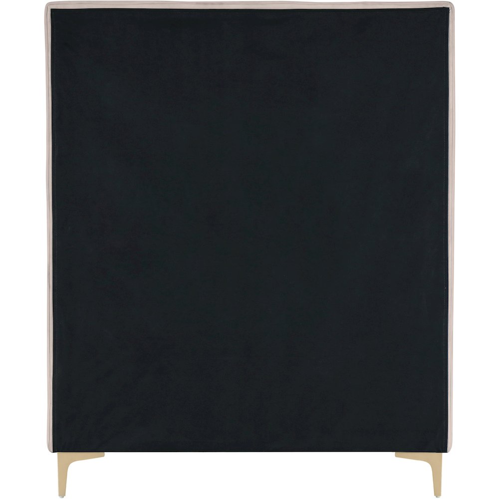 Geri Pink Velvet Twin Bed. Picture 10