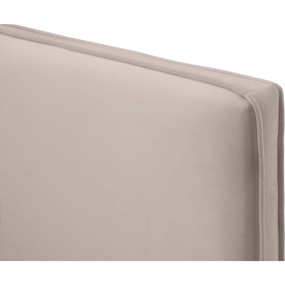 Geri Pink Velvet Twin Bed. Picture 12