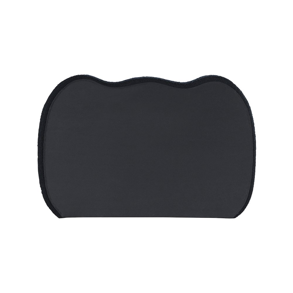 Hyde Black Boucle Fabric Twin Bed. Picture 8