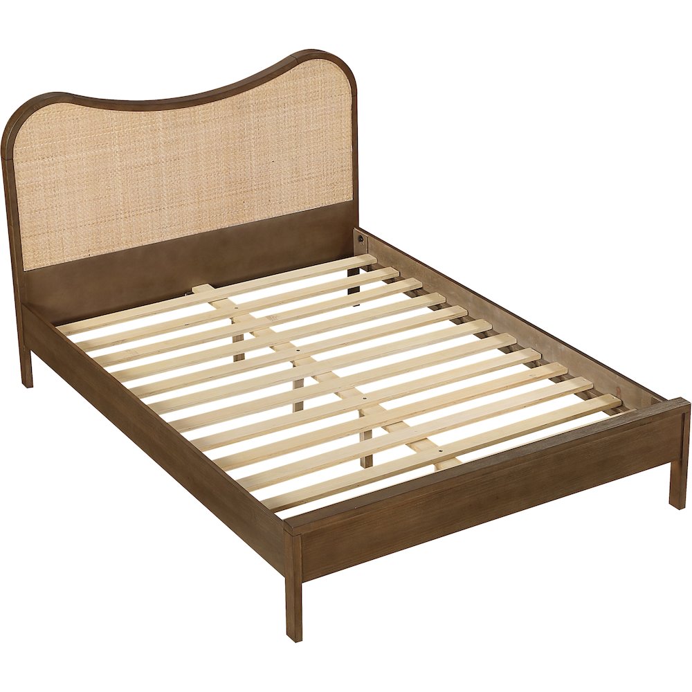 Windsor Brown Solid Wood Full Bed (3 Boxes). Picture 5