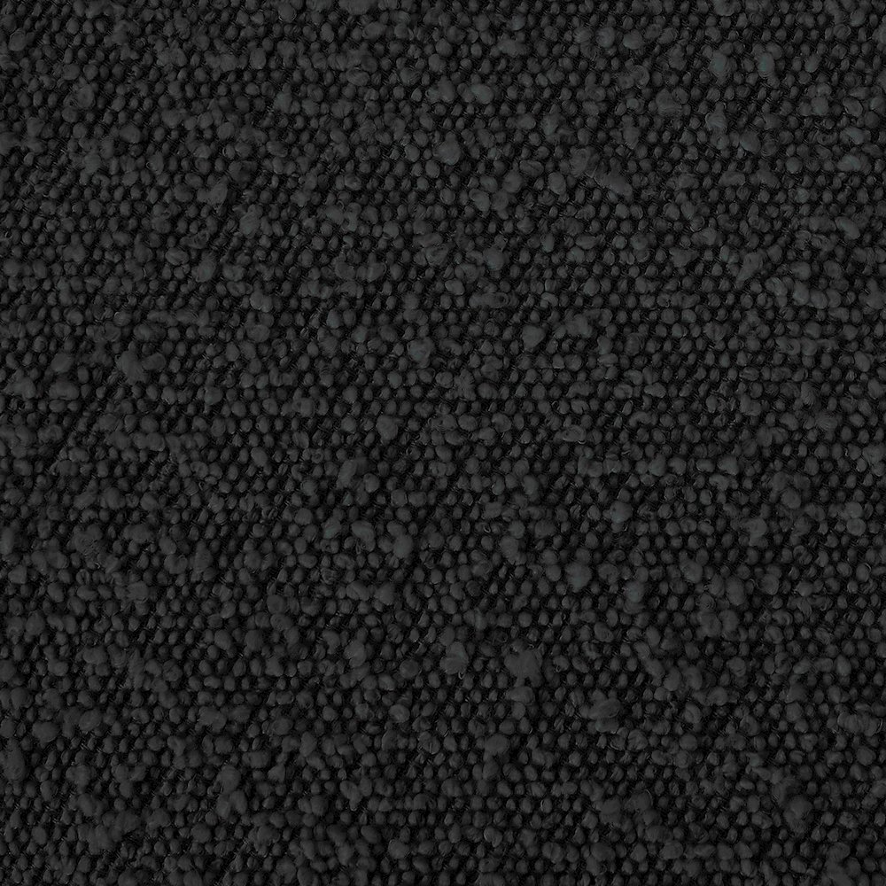 Kelly Black Boucle Fabric Full Bed. Picture 5