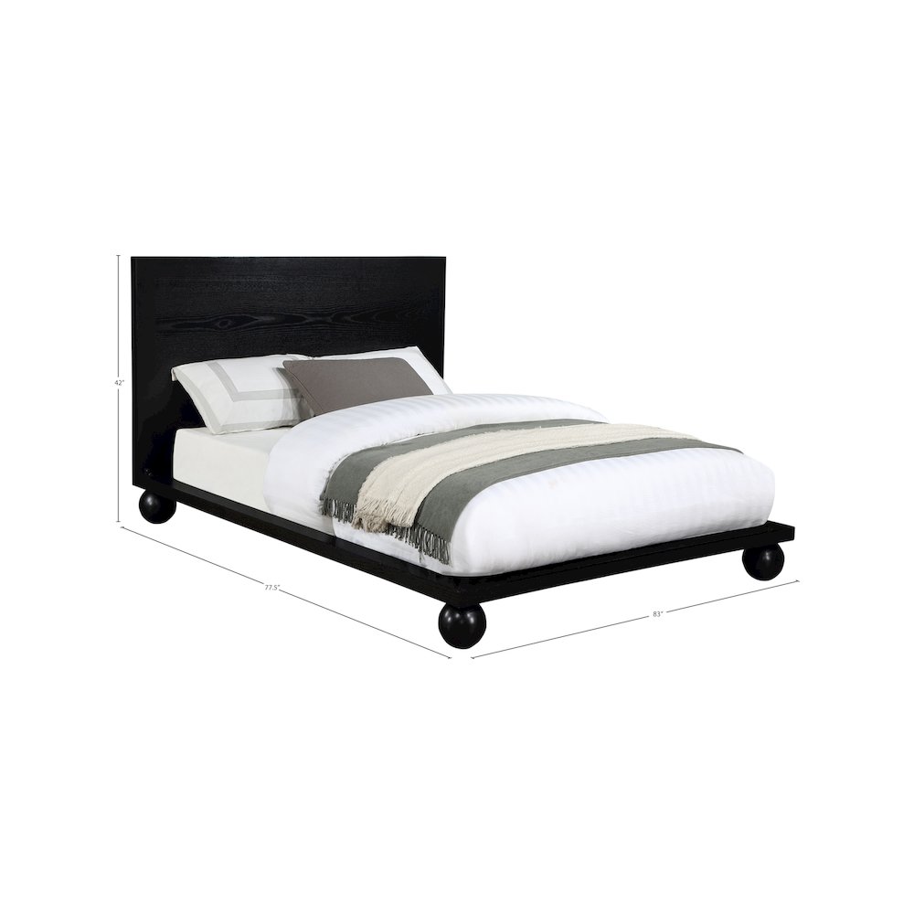 Kent Black King Bed. Picture 7