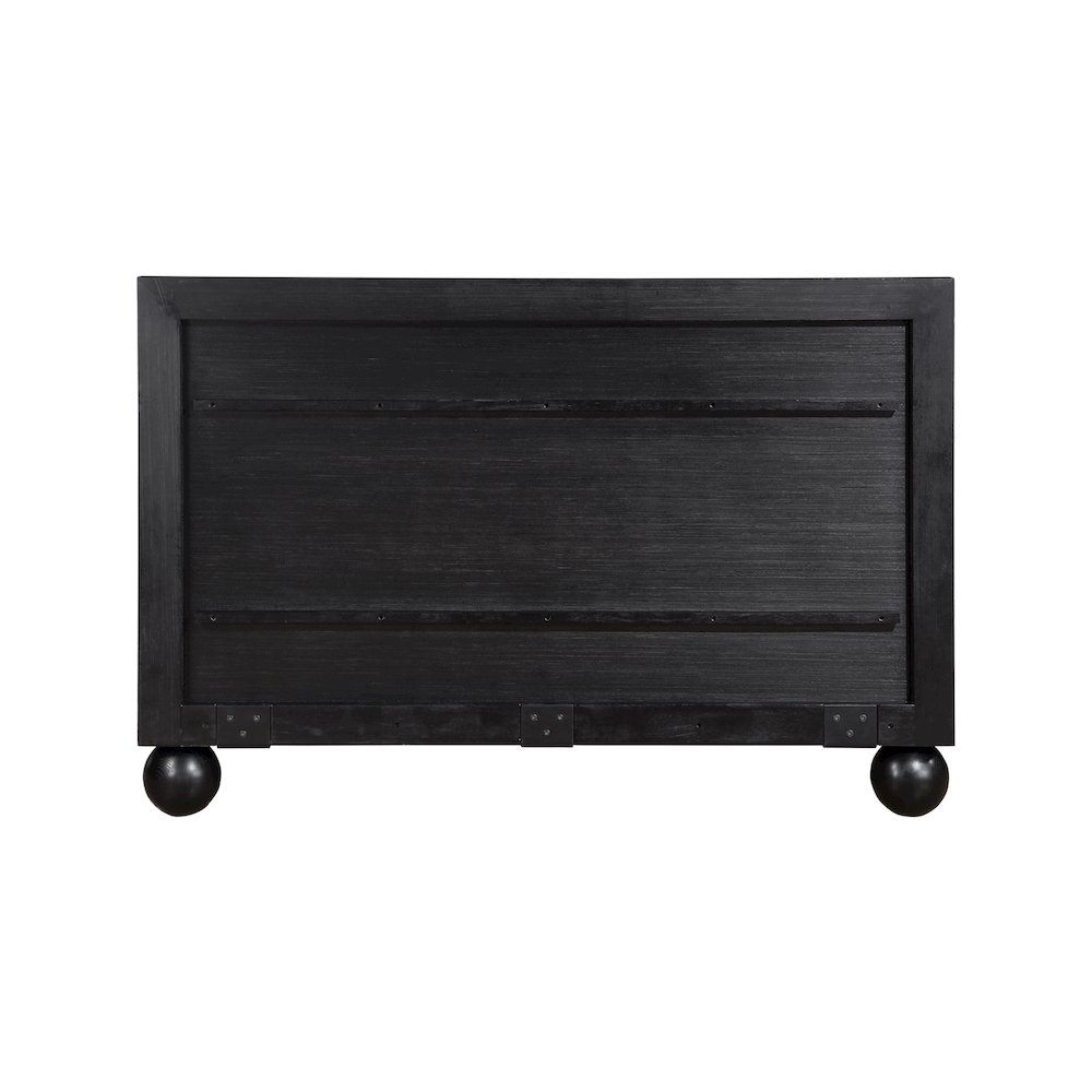 Kent Black King Bed. Picture 4