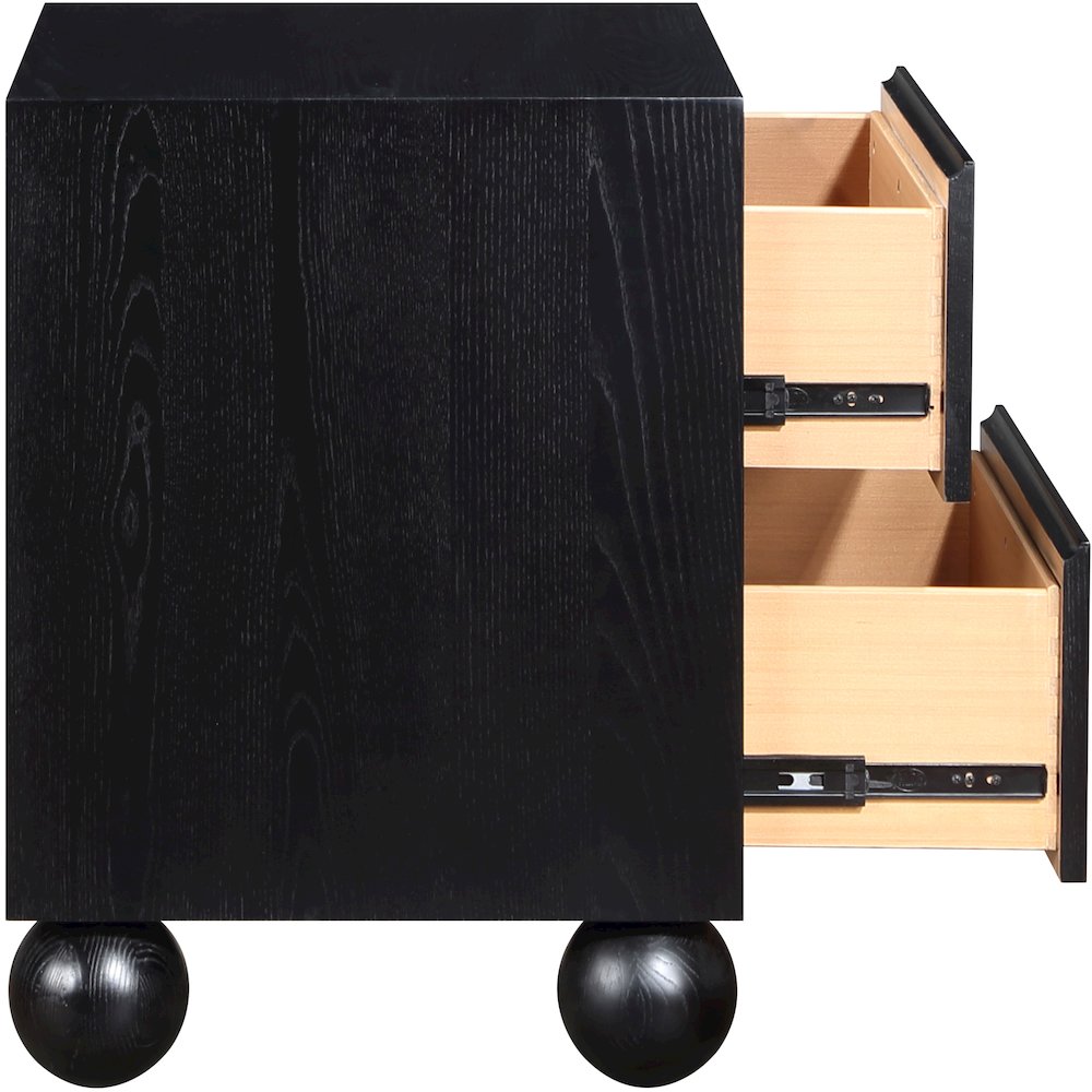 Kent Black Night Stand. Picture 3