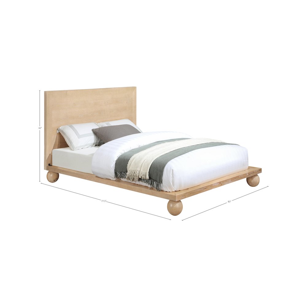 Kent Natural King Bed. Picture 7