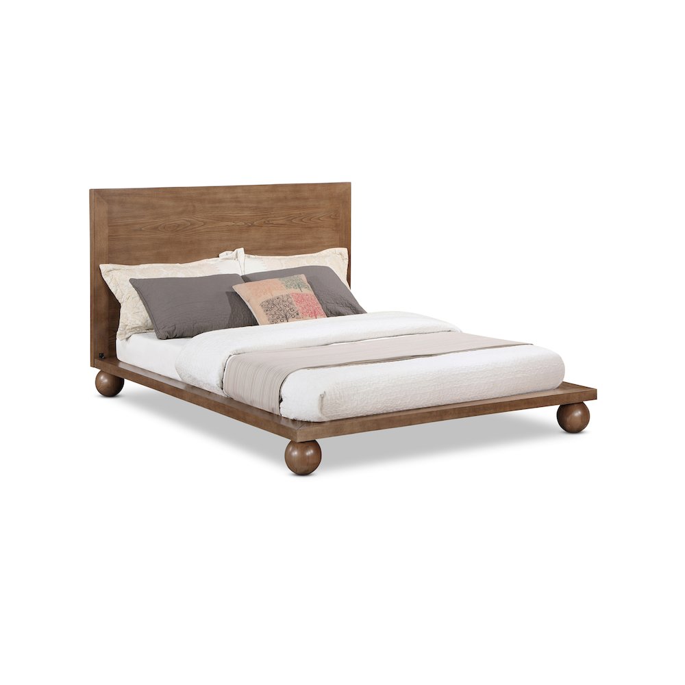 Kent Walnut King Bed. Picture 1