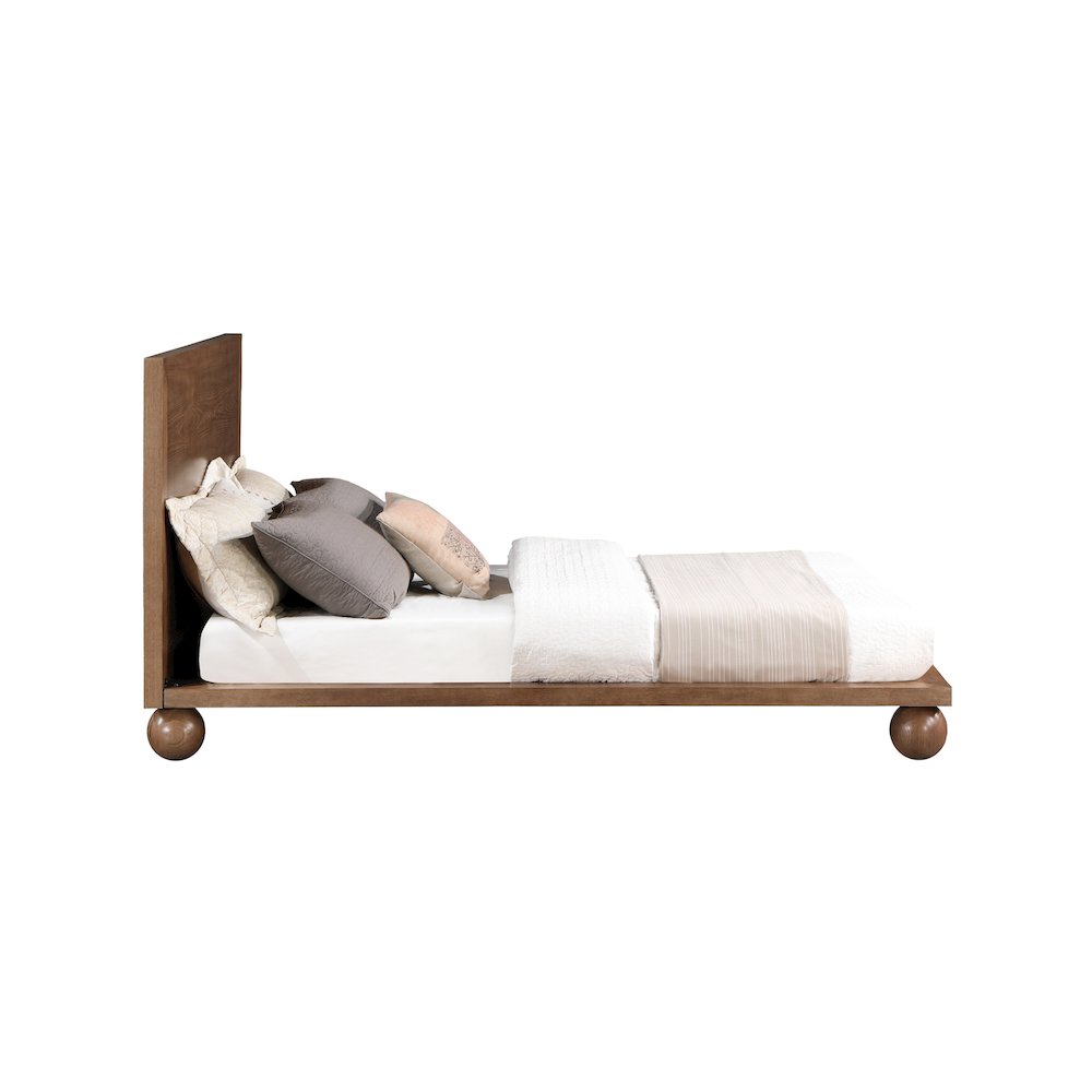 Kent Walnut King Bed. Picture 2