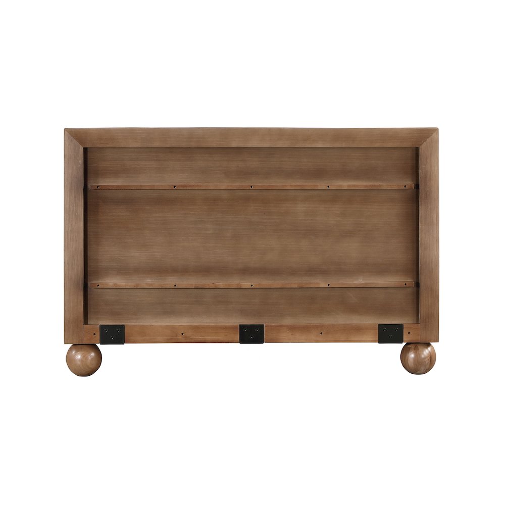 Kent Walnut King Bed. Picture 4