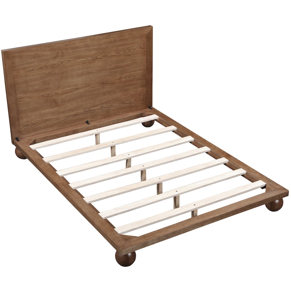 Kent Walnut King Bed. Picture 6