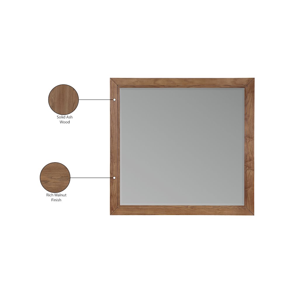 Kent Walnut Mirror. Picture 6