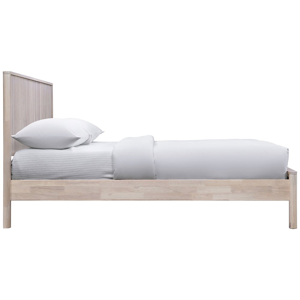 Kivo Natural Solid Wood King Bed. Picture 8