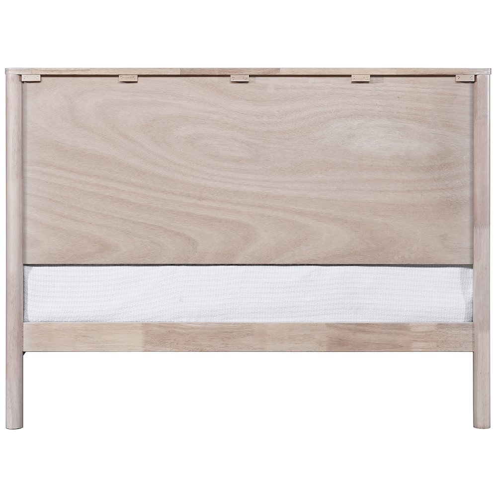 Kivo Natural Solid Wood King Bed. Picture 3
