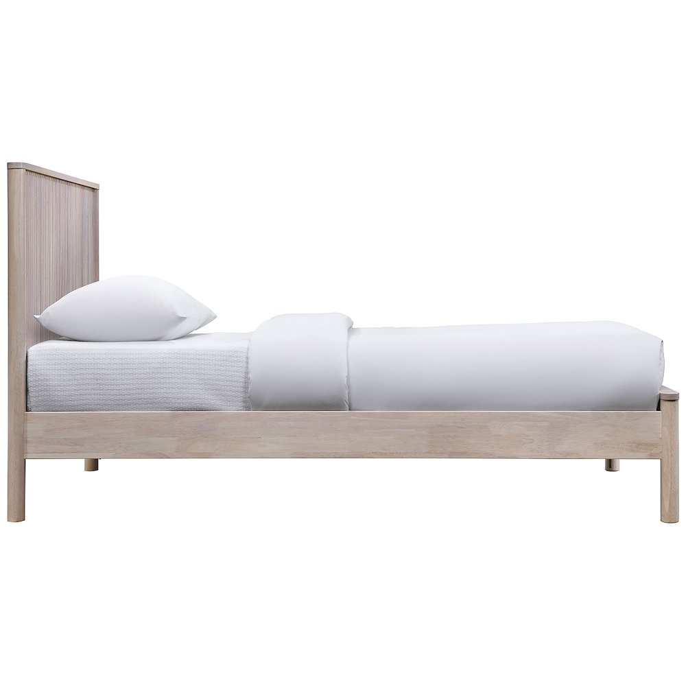 Kivo Natural Solid Wood Twin Bed. Picture 8