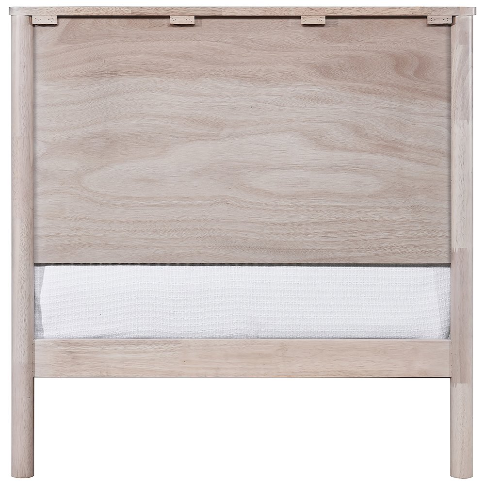 Kivo Natural Solid Wood Twin Bed. Picture 3