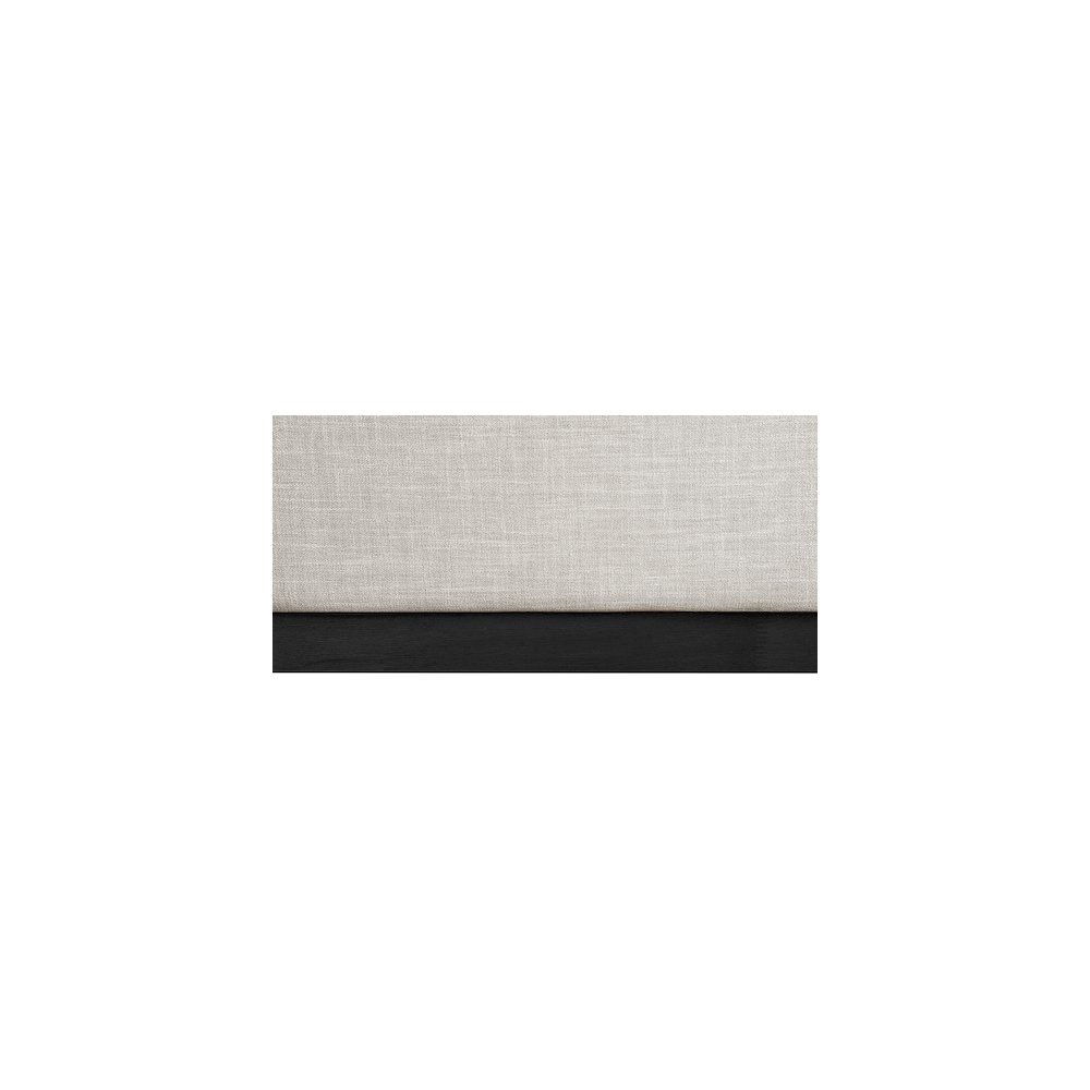 Logan Beige Linen Textured Fabric King Bed. Picture 6