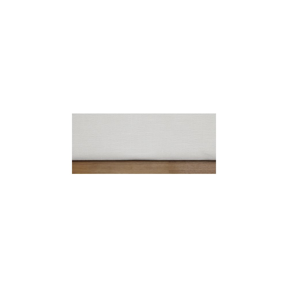 Logan Cream Linen Textured Fabric Twin Bed. Picture 6