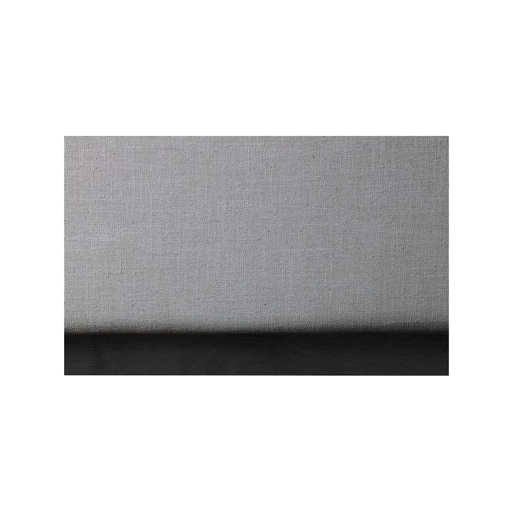 Logan Grey Linen Textured Fabric Full Bed. Picture 6