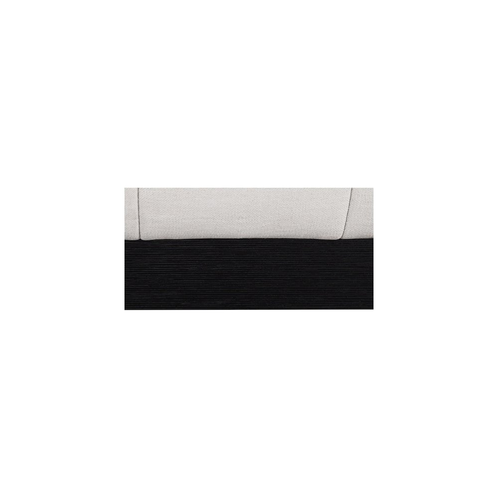Lucia Beige Linen Textured Fabric King Bed. Picture 6