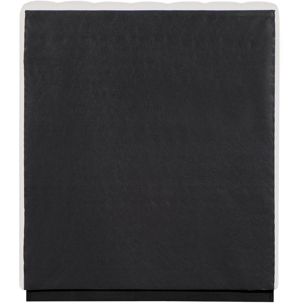 Lucia Beige Linen Textured Fabric Twin Bed. Picture 4