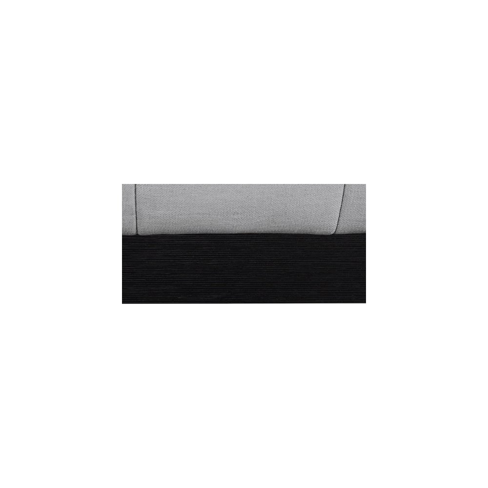 Lucia Grey Linen Textured Fabric King Bed. Picture 6