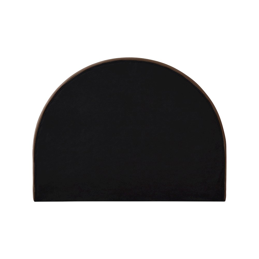 Madrid Brown Velvet Queen Bed. Picture 4