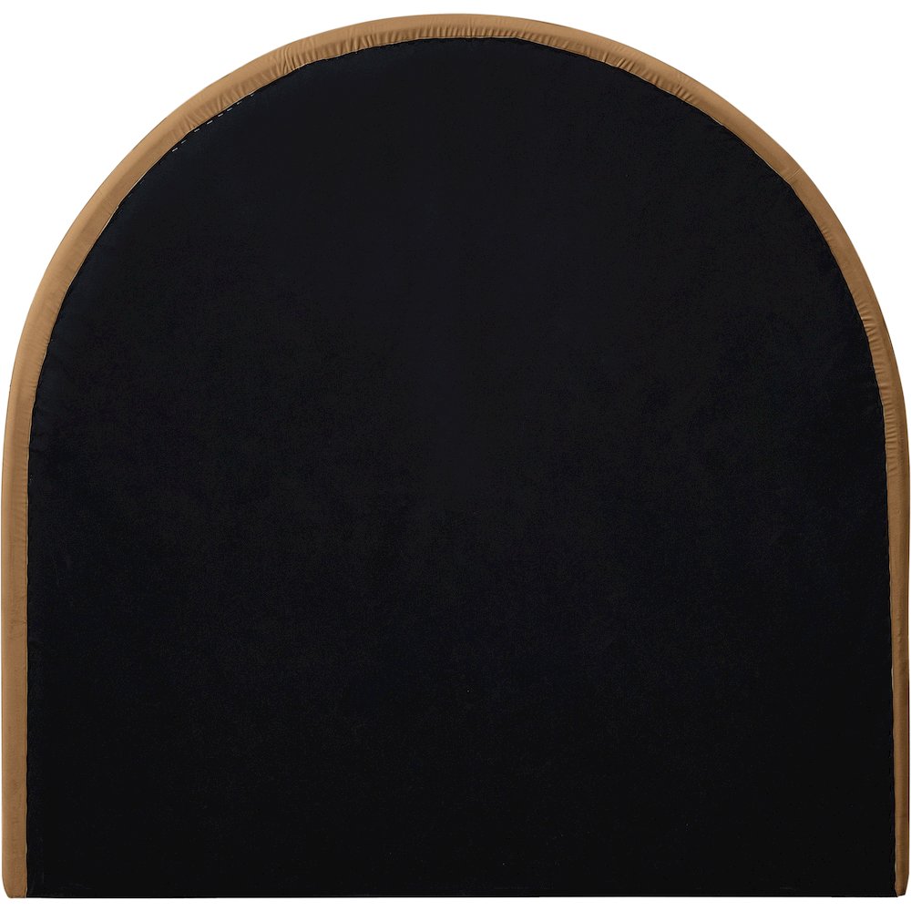 Madrid Saddle Velvet Twin Bed. Picture 4