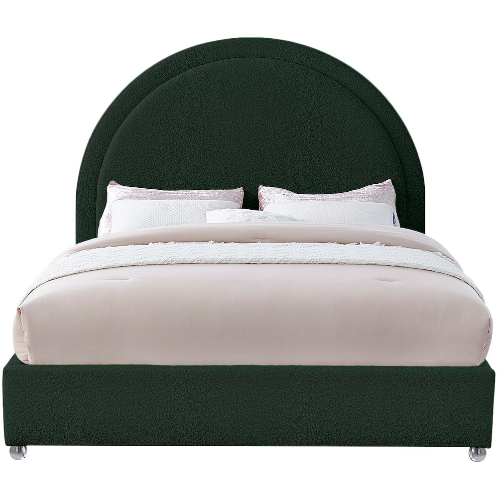 Milo Green Fabric Full Bed. Picture 2