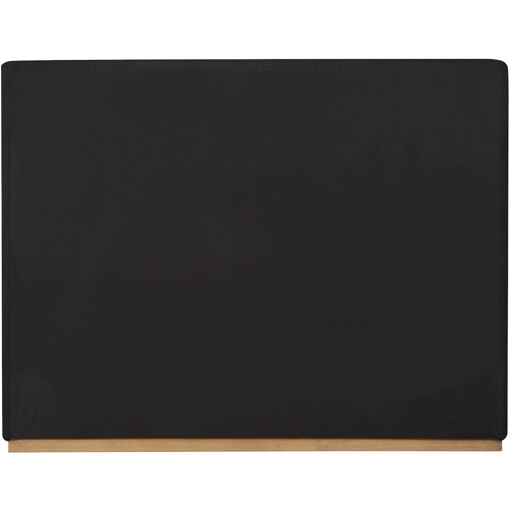 Monaco Black Boucle Fabric Full Bed. Picture 5