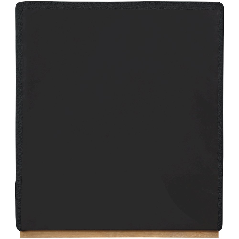 Monaco Black Boucle Fabric Twin Bed. Picture 5