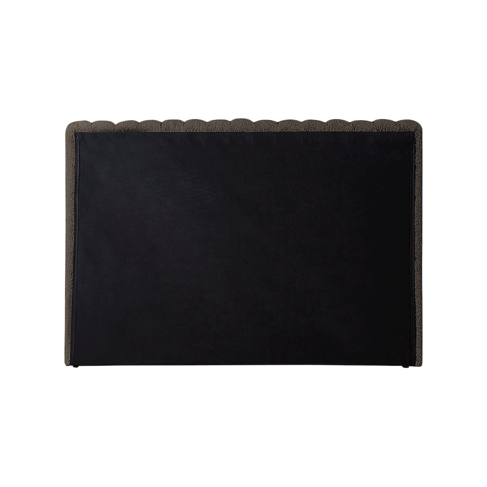 Nash Brown Boucle Fabric Twin Bed. Picture 5