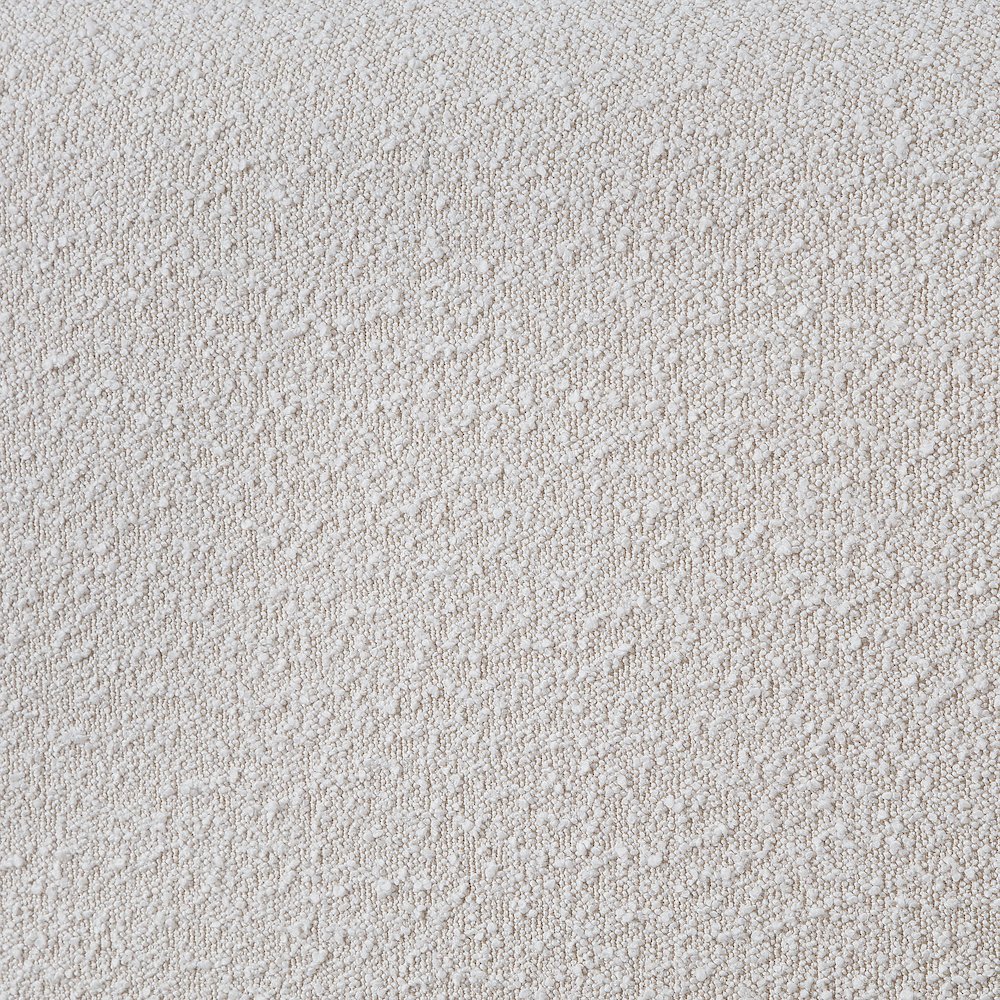 Nash Cream Boucle Fabric Full Bed. Picture 7