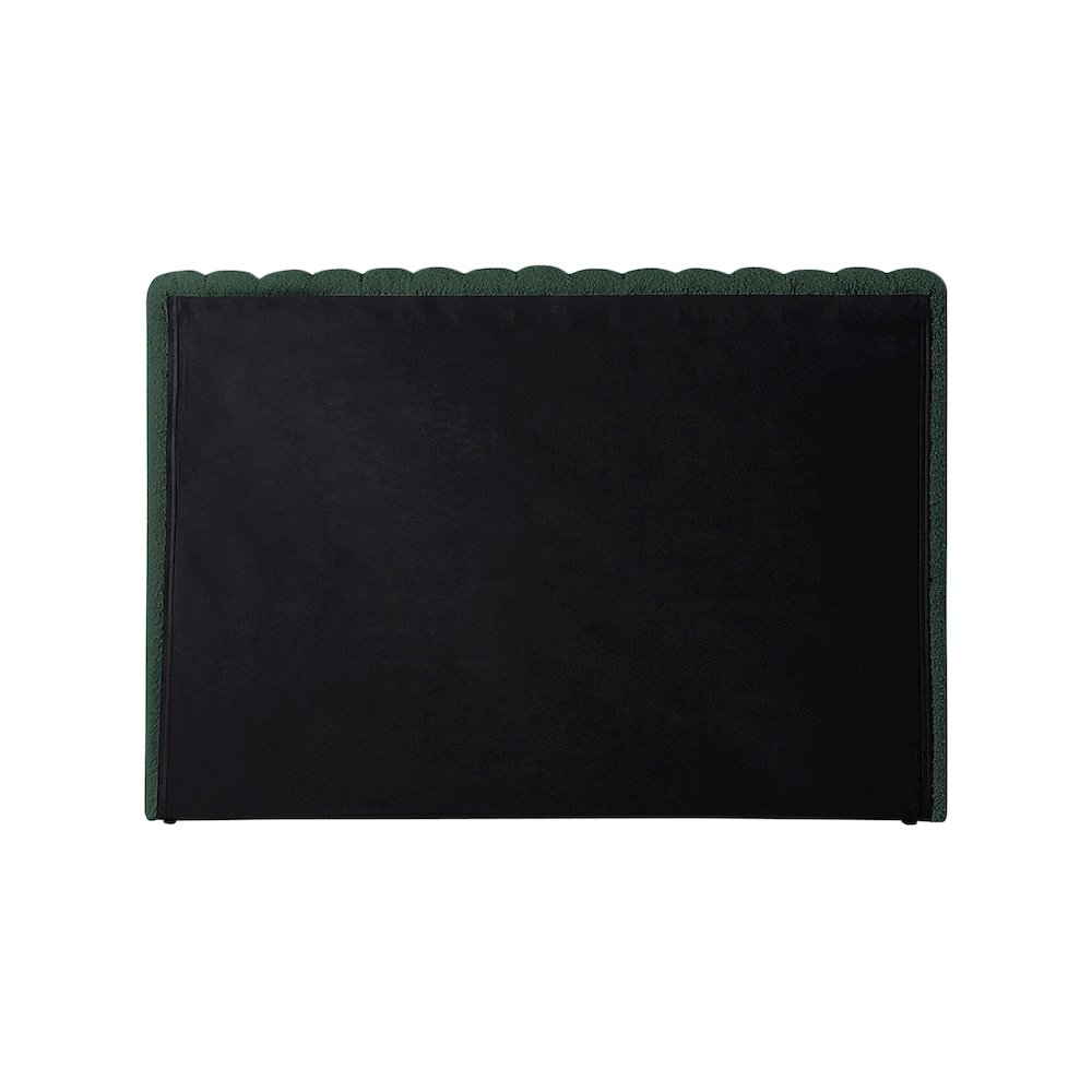 Nash Green Boucle Fabric Twin Bed. Picture 5