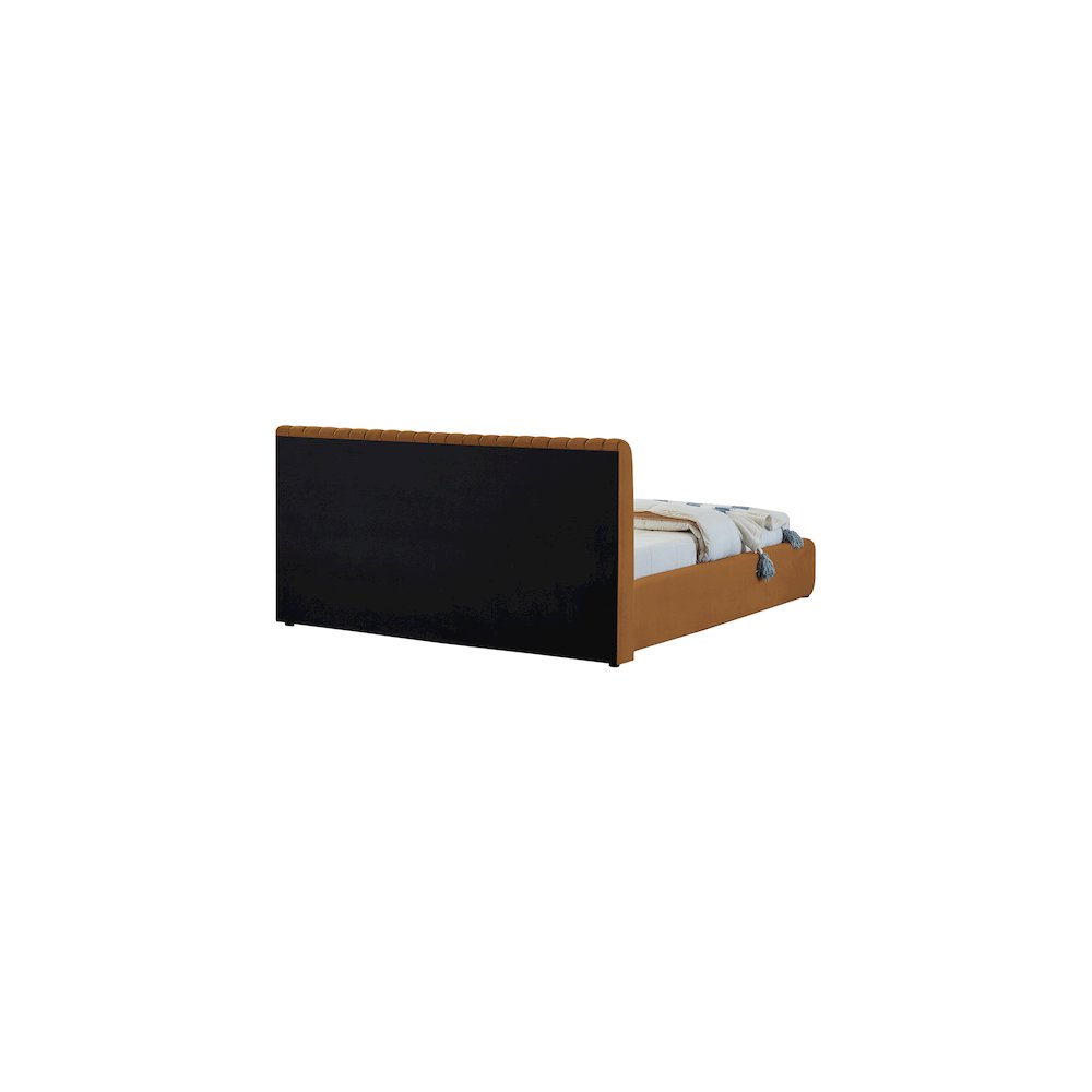 Nico Saddle Velvet Queen Bed. Picture 6
