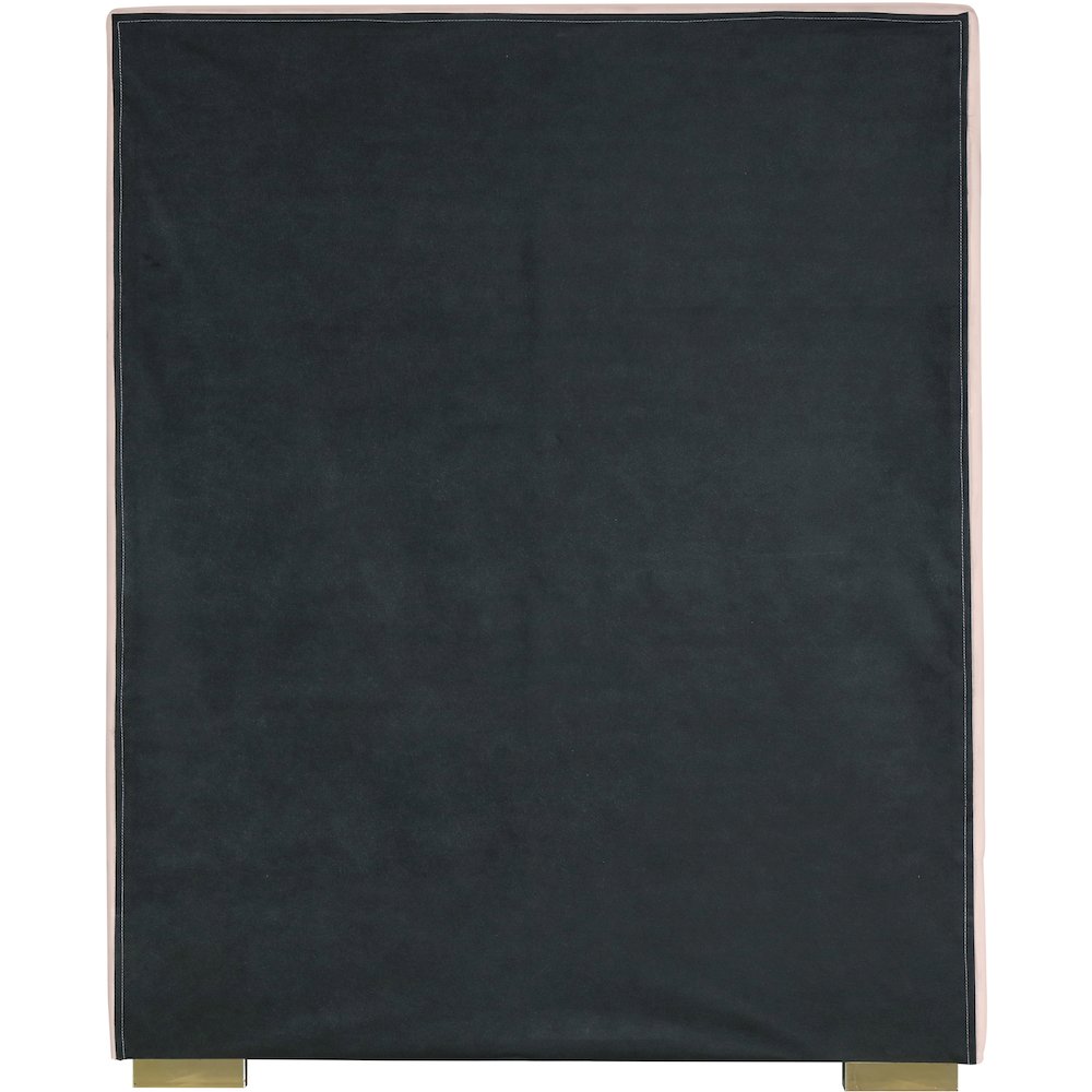 Nora Pink Velvet Twin Bed. Picture 12