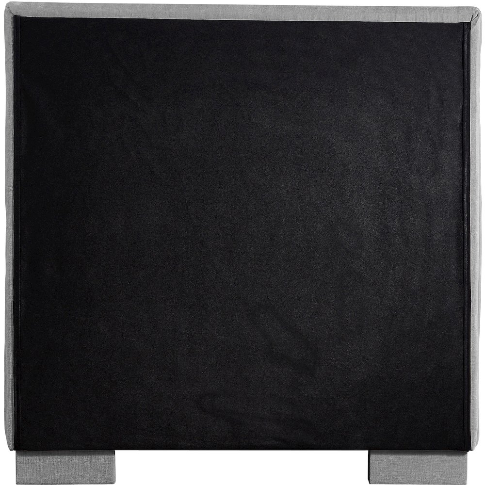 Paxton Grey Chenille Fabric Twin Bed. Picture 5