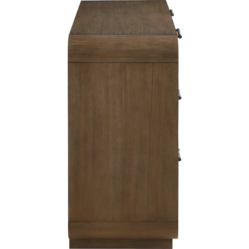 Windsor Brown Solid Wood Dresser. Picture 2
